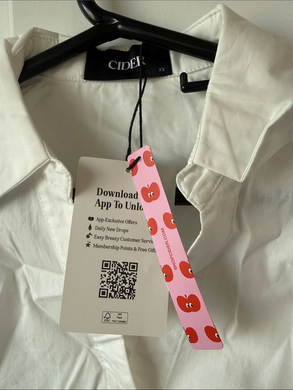 Cider White Sleeveless Collared Bodysuit - Picture 2 of 3